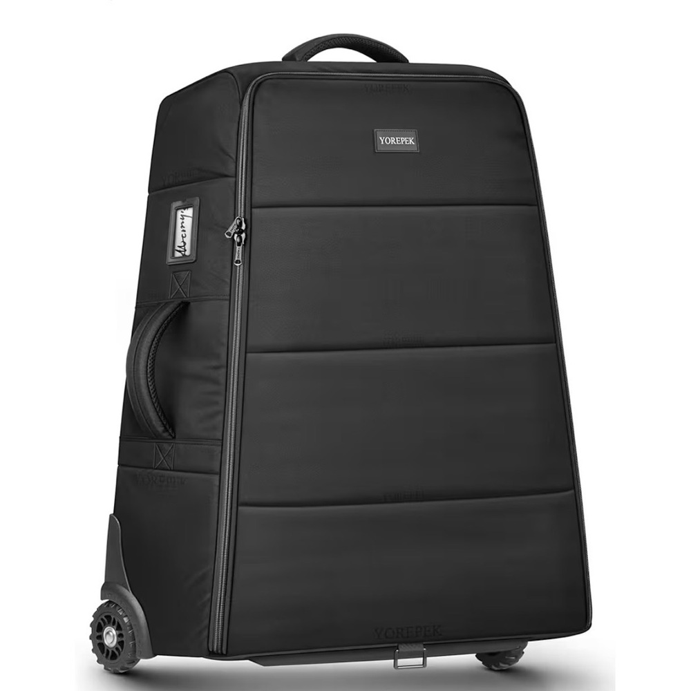 With tags- Yorepek Black Rolling Stroller protector. Compatible with UPPAbaby.